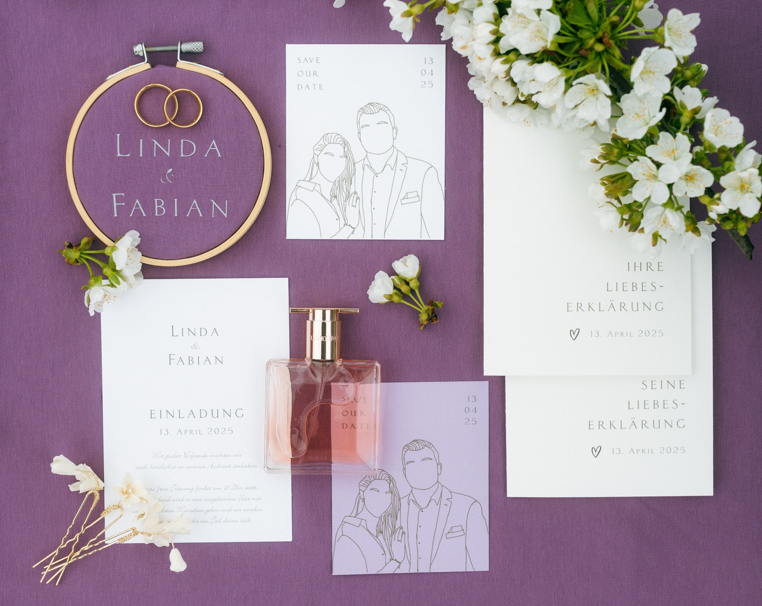 Hochzeitstafel im Boho-Stil mit warmen Farben und Vintage-Elementen